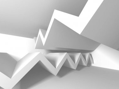 Soyut Modern mimari kompozisyon