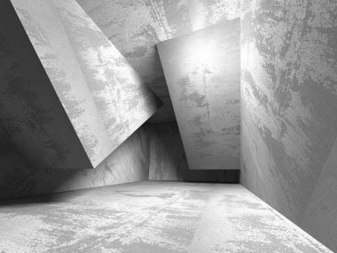 Soyut Modern mimari kompozisyon