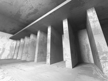 Soyut Modern mimari kompozisyon