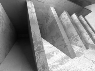 Soyut Modern mimari kompozisyon