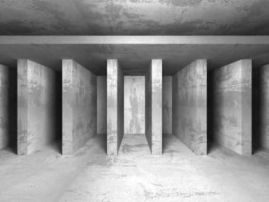 Soyut Modern mimari kompozisyon