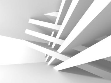 Modern beyaz mimari arka plan