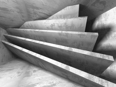 Karanlık Bodrum boş odası iç. 