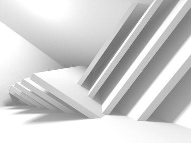 Modern beyaz mimari arka plan