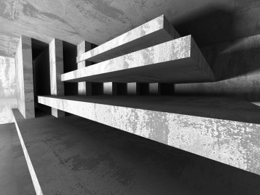 geometrik beton mimari arka plan