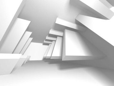 Modern beyaz mimari arka plan