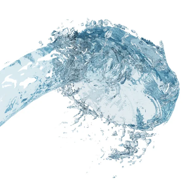 Spruzzi d'acqua pulita — Foto Stock
