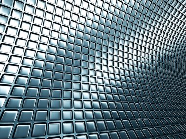 Siyah soyut metalik küpleri arka plan