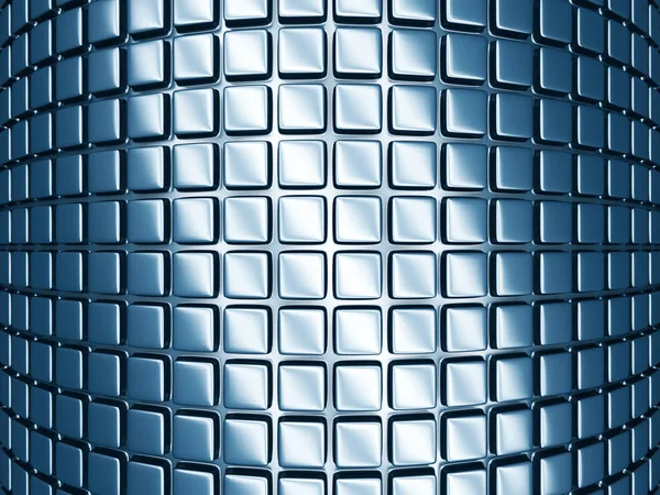 Abstract blue cubes background wallpaper — Stock Photo, Image