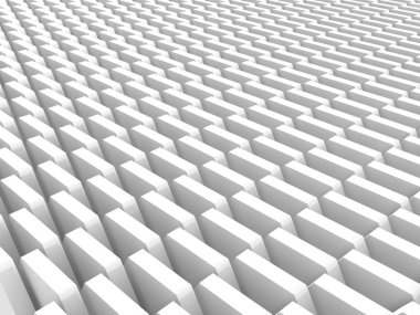 Soyut beyaz bloklar Cubes 