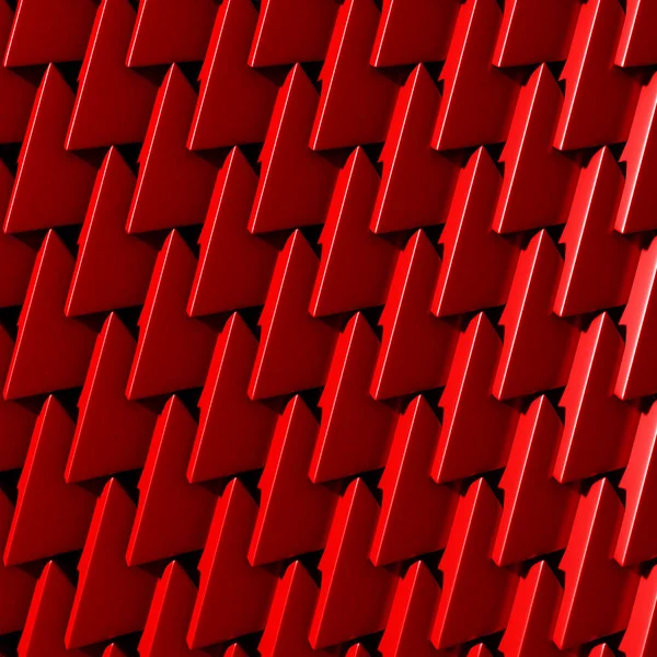 Rode rode driehoek veelhoeken patroon — Stockfoto