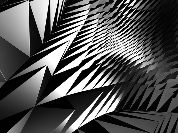 Patrón de triángulo negro abstracto —  Fotos de Stock