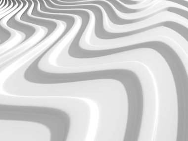 Beyaz şerit dalgalar desen