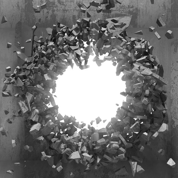 Kırık büyük delik 