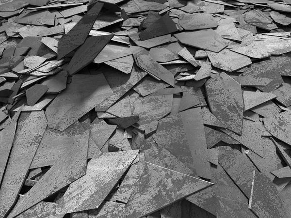 Karanlık beton imha yüzey 