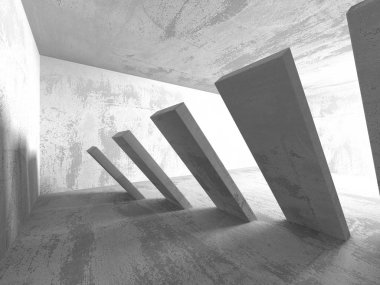 Karanlık Bodrum boş odası iç 