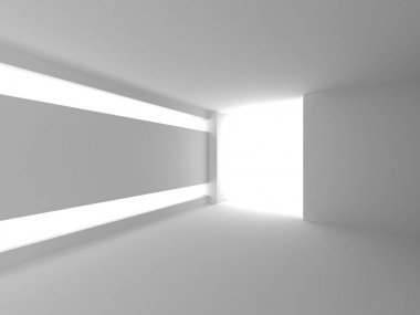 Modern beyaz mimari arka plan