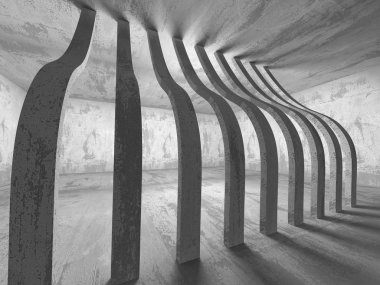 geometrik beton mimari arka plan