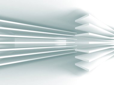 Modern beyaz mimari arka plan