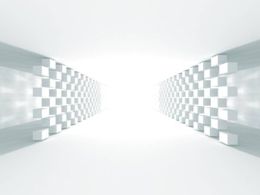 Beyaz Modern iç arka plan