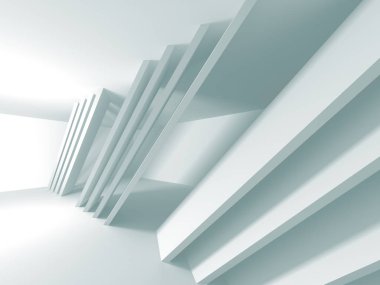 Modern beyaz mimari arka plan