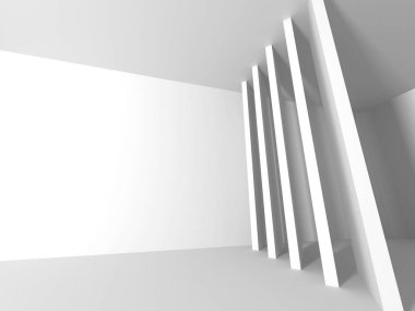 Modern beyaz mimari arka plan