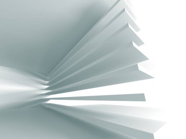 Modern beyaz mimari arka plan