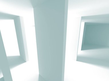 Beyaz Modern iç arka plan