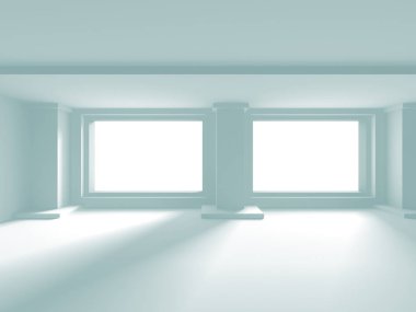 Beyaz Modern iç arka plan