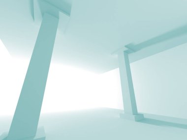 Modern beyaz mimari arka plan