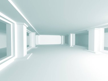 Modern beyaz mimari arka plan