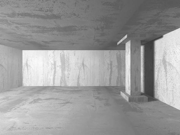 Karanlık Bodrum boş odası iç 