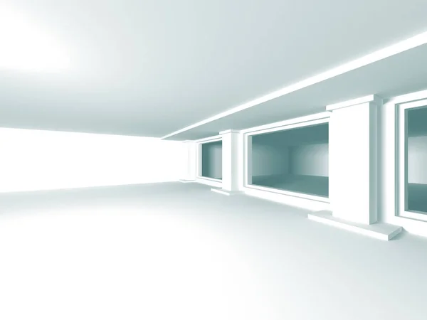 White Modern Interior Background — Stock Photo, Image