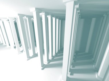 Beyaz Modern iç arka plan