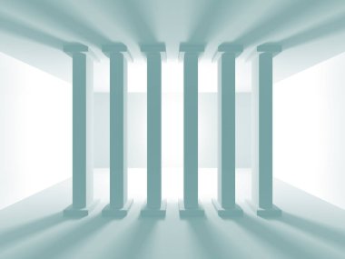 Beyaz Modern iç arka plan