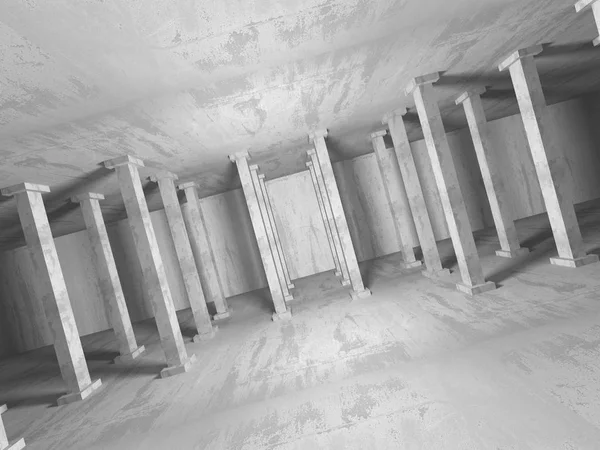 Karanlık Bodrum boş odası iç 