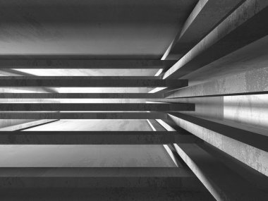 Karanlık Bodrum boş odası iç 