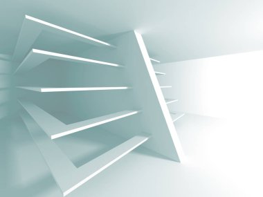 Modern beyaz mimari arka plan