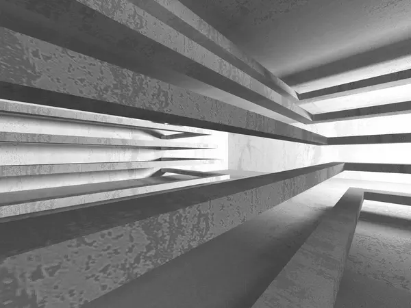 Karanlık beton boş oda 