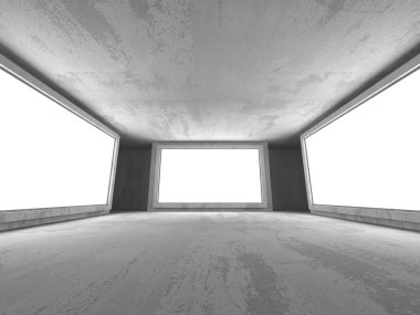 Karanlık Bodrum boş odası iç 