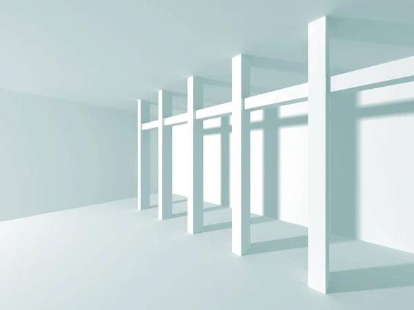 Futuristic White Architecture Design — Stock Photo, Image