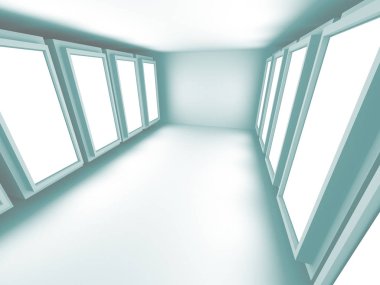 Modern beyaz mimari arka plan