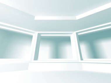 Modern beyaz mimari arka plan