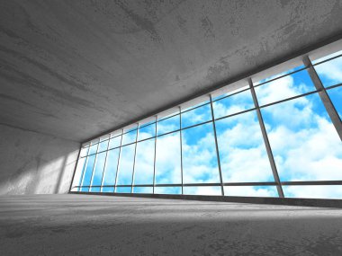 Boş kentsel boş oda  