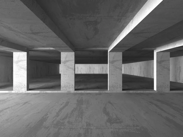 Geometric concrete architecture background — Stock Photo, Image