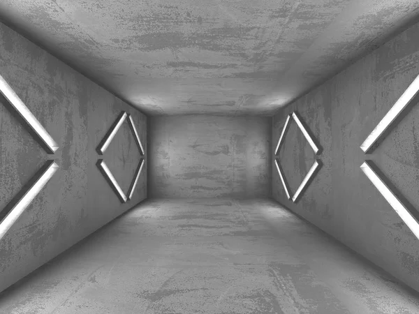 Karanlık Bodrum boş odası iç 