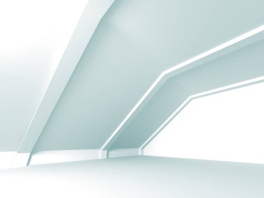 Modern beyaz mimari arka plan