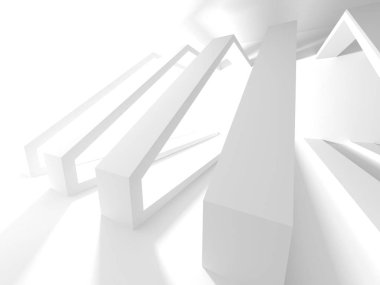 Beyaz Modern iç arka plan