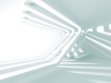 Modern beyaz mimari arka plan