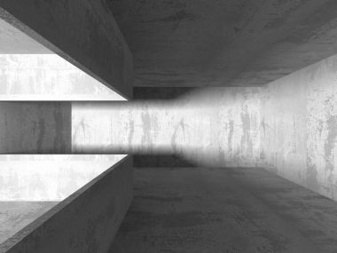 Karanlık Bodrum boş odası iç 